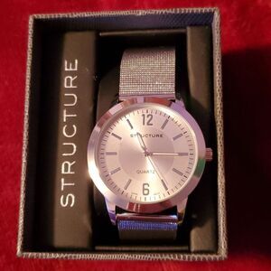 NEW IN BOX Mens Stainless Steel Structure 333965 Watch‎ Mesh Band